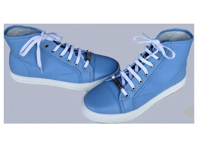 Gucci Originale und Neue Lederschuhe Größe 38,5-39 Blau - Ansicht 3
