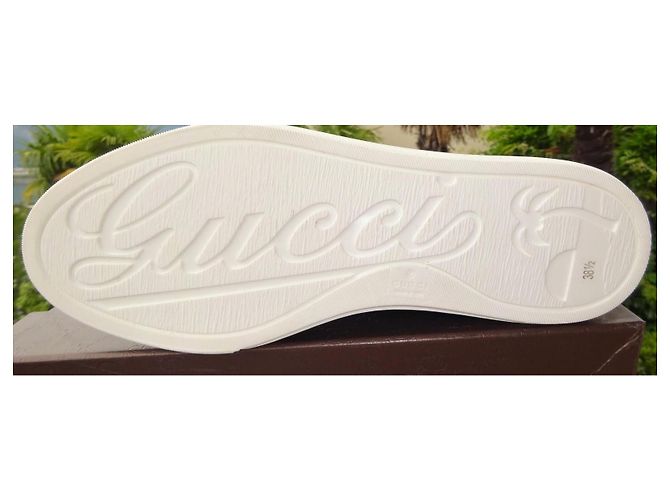 Gucci Originale und Neue Lederschuhe Größe 38,5-39 Blau - Ansicht 7
