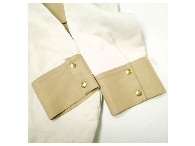 Autre Marque Chaqueta de algodón y lino ASTRAET Blanco Blanco roto - vista 5