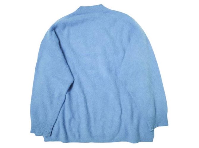 Autre Marque H BEAUTY&YOUTH Pullover aus Wolle und Kaschmir Blau Türkis - Ansicht 2