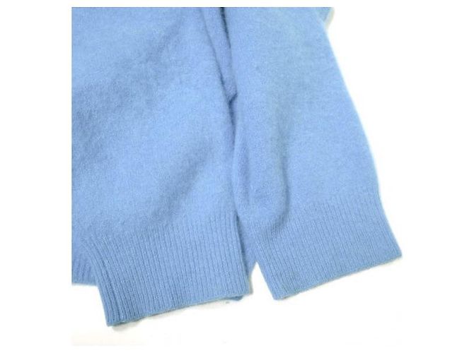 Autre Marque H BEAUTY&YOUTH Pullover aus Wolle und Kaschmir Blau Türkis - Ansicht 6