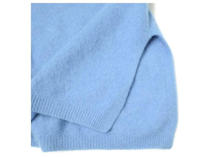 Autre Marque H BEAUTY&YOUTH Pullover aus Wolle und Kaschmir Blau Türkis - Ansicht 7