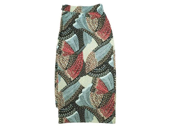 Autre Marque FALDA DE POLIÉSTER CON ESTAMPADO PATCHWORK H BEAUTY&YOUTH Multicolor - vista 2