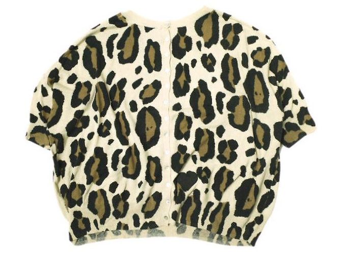 Autre Marque Cárdigan de algodón tricotado 2 en 1 Dahlia Beige - vista 2