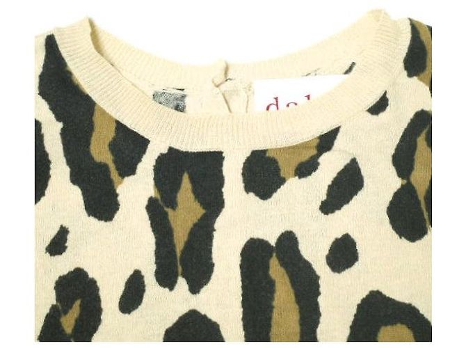 Autre Marque Cárdigan de algodón tricotado 2 en 1 Dahlia Beige - vista 4
