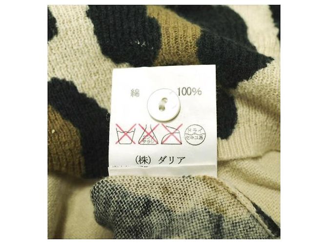 Autre Marque Cárdigan de algodón tricotado 2 en 1 Dahlia Beige - vista 8