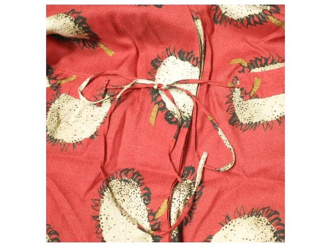 Autre Marque Steven Alan LIBERTY PRINT SONNENBLUME Einteiler Rot - Ansicht 6