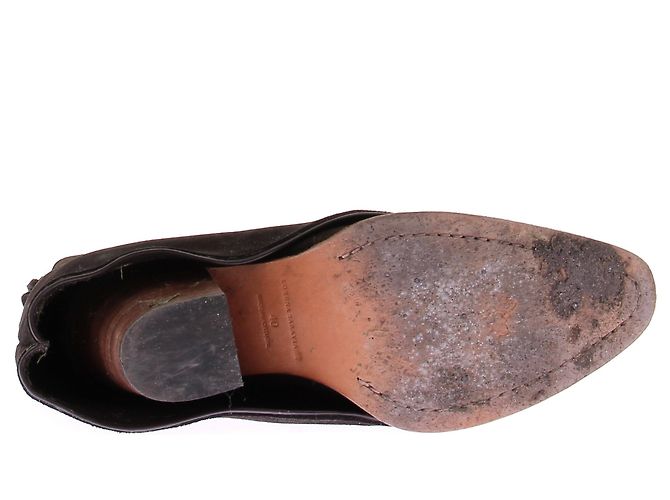Isabel Marant Pour H&M Botas western de ante marrón oscuro Castaño - vista 7