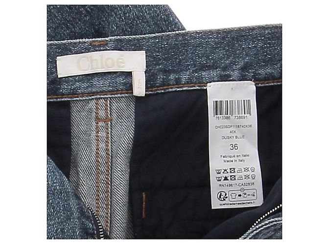 Chloé Jeans Flare Azul - vista 5