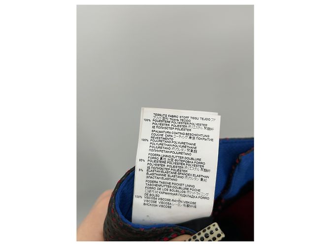Autre Marque Pantalones KOCHÉ de polipiel burdeos - vista 4