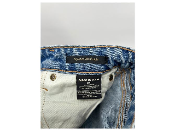 Jeans rectos Signature 90's azules Calvin Klein - vista 3