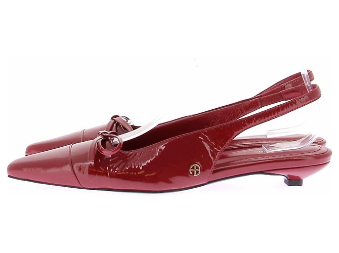 Anine Bing Slingbacks "Zoey" rouges - view 2