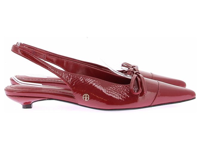 Anine Bing Slingbacks "Zoey" rouges - view 3
