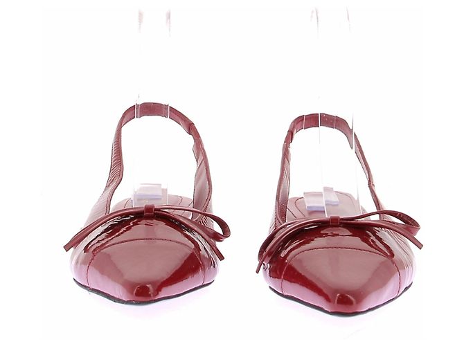 Anine Bing Slingbacks "Zoey" rouges - view 5