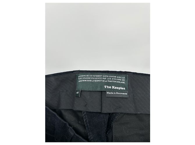 The Kooples Schwarze Samthose - Ansicht 3