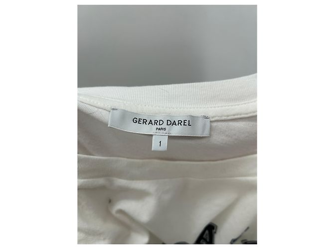 Camiseta blanca de algodón Gerard Darel Blanco - vista 5