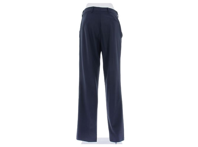 Miu Miu Navy Blue Wool Pants Size 40 - view 2