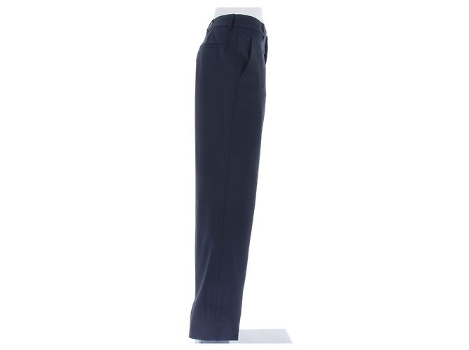 Miu Miu Navy Blue Wool Pants Size 40 - view 3