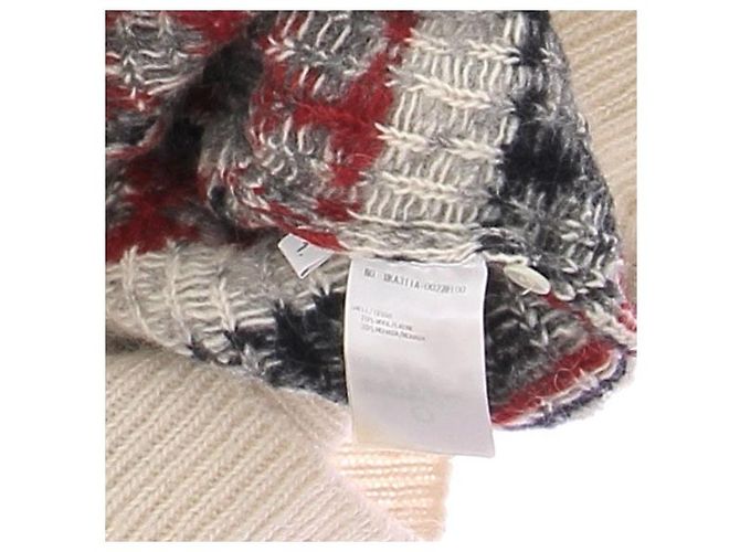 Thom Browne Pullover aus Wolle in Tricolor mit Elefantenmotiven Beige - Ansicht 6