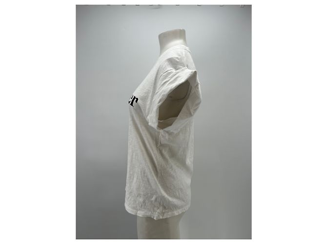 Camiseta blanca TOGETHER de algodón Ba&Sh Blanco - vista 3