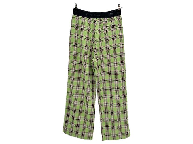 Autre Marque STINE GOYA Karohose Grün - Ansicht 2