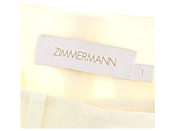 Zimmermann Bermuda amarilla de algodón Amarillo - vista 5