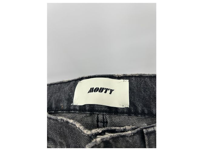 Autre Marque Pantalones cargo MOUTY grises de algodón Gris antracita - vista 3