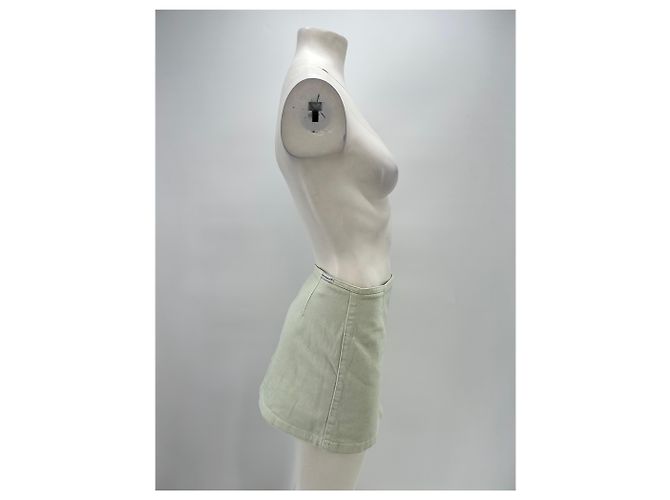 Minifalda de mezclilla Calvin Klein azul de algodón - vista 4