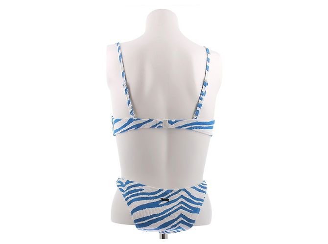 Autre Marque Bikini de rayas Azul - vista 2