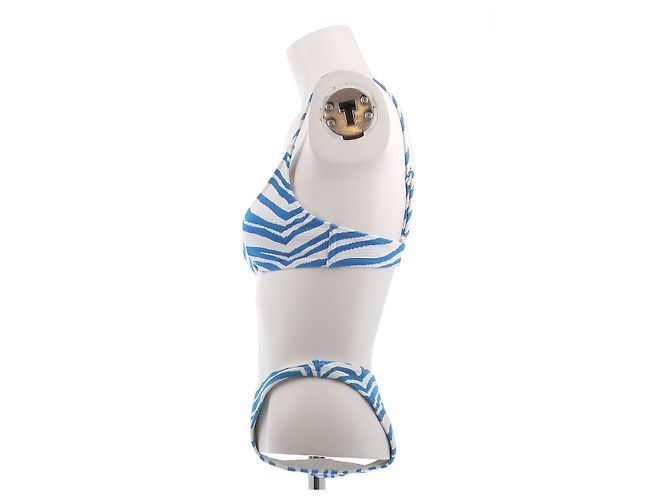 Autre Marque Bikini de rayas Azul - vista 3