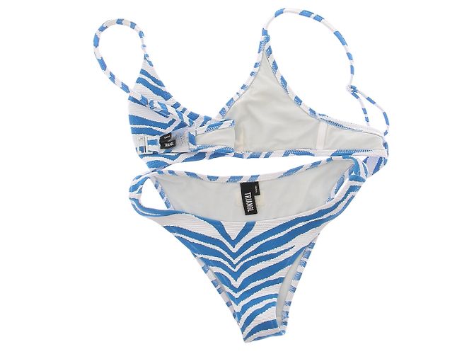 Autre Marque Bikini de rayas Azul - vista 6