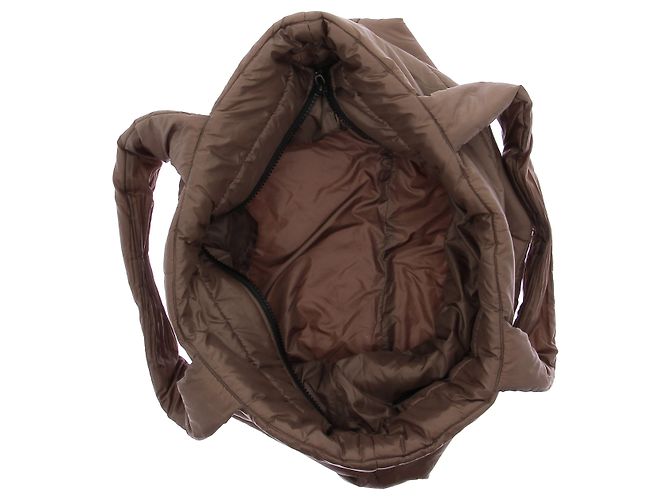 Autre Marque Borsa trapuntata marrone MUNTHE - vista 7