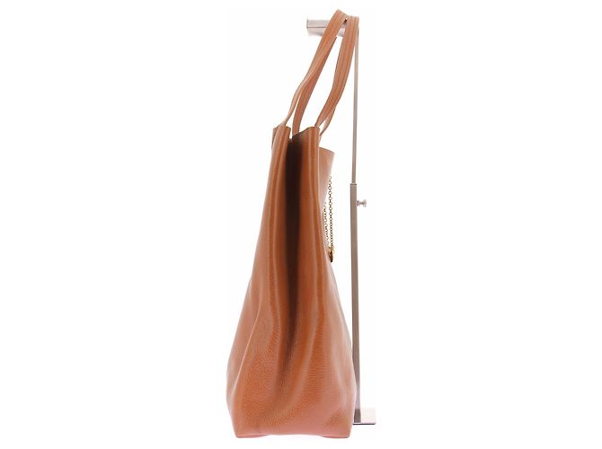 Chloé Borsa "Spin" cammello in pelle grana - vista 3