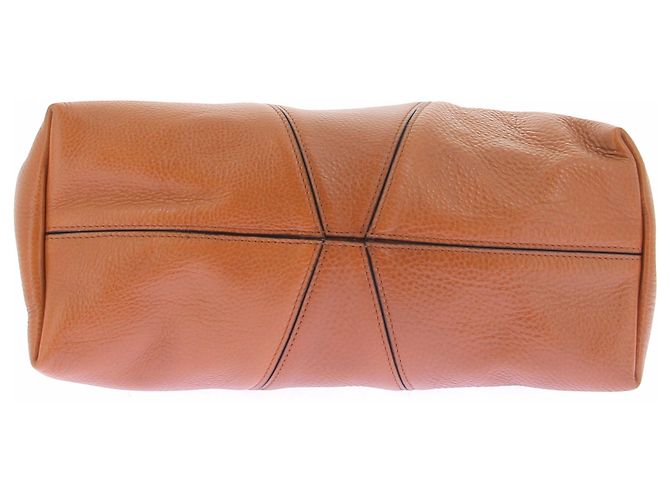 Chloé Borsa "Spin" cammello in pelle grana - vista 7