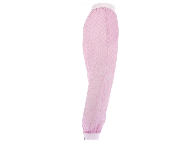 Zimmermann Rosa Leinen-Culotte mit Mustern Pink - Ansicht 3