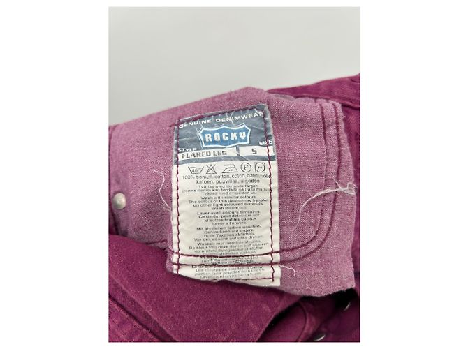 Autre Marque Jeans Rocky Fucsia de algodón Rosa - vista 3