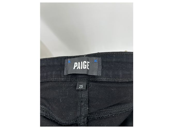 Paige Jeans Jeans Paige negros de algodón talla 25 - vista 3