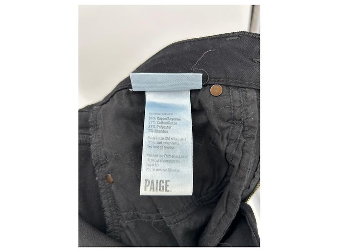 Paige Jeans Jeans Paige negros de algodón talla 25 - vista 4