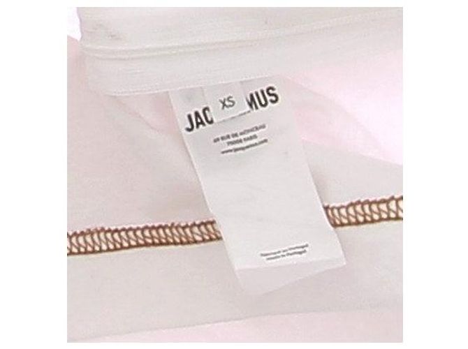 Camiseta blanca acampanada de algodón Jacquemus Blanco - vista 6
