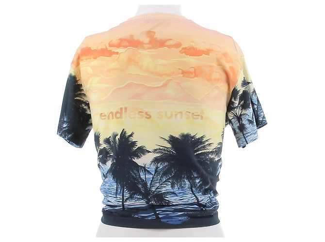 Paco Rabanne Camiseta sunset de algodón Multicolor - vista 2