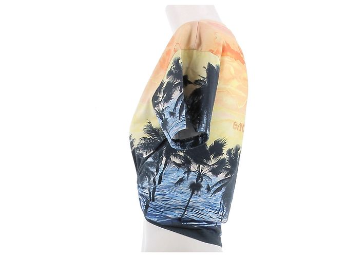 Paco Rabanne Camiseta sunset de algodón Multicolor - vista 4