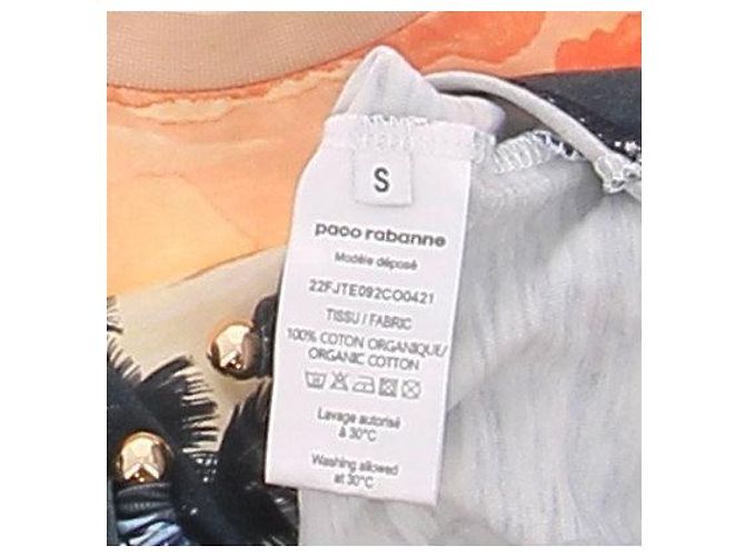 Paco Rabanne Camiseta sunset de algodón Multicolor - vista 6
