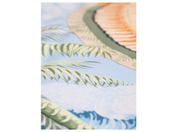 Hermès Foulard in seta Aloha vintage Multicolore - vista 4
