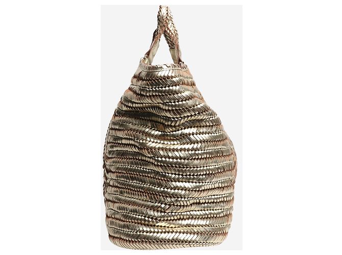 Anya Hindmarch Sac à épaule en cuir Capra doré - vue 2