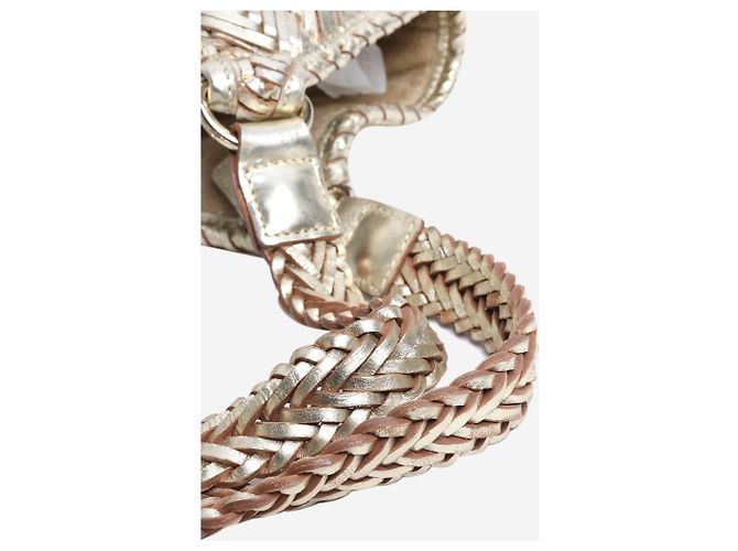 Anya Hindmarch Sac à épaule en cuir Capra doré - vue 5