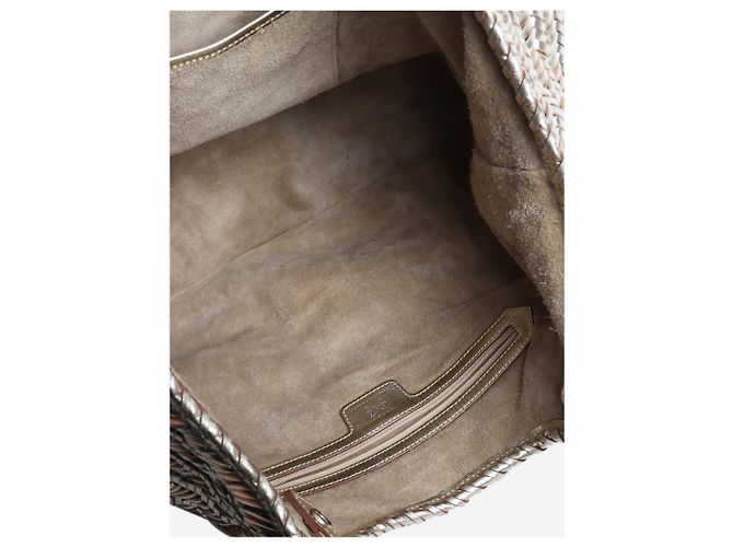 Anya Hindmarch Sac à épaule en cuir Capra doré - vue 6