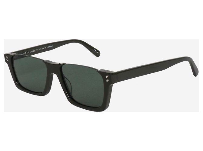 Stella Mc Cartney Green square sunglasses - view 2