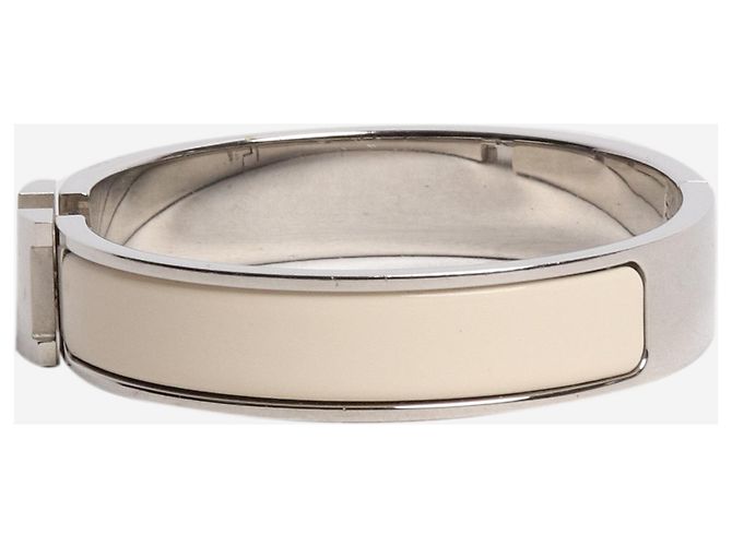 Hermès Bracciale Clic H crema Crudo - vista 2