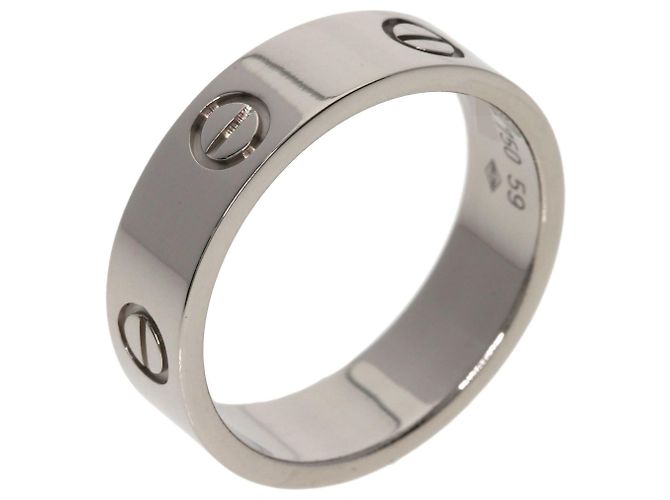 Anello Cartier Love #59 in oro bianco 18K - vista 2