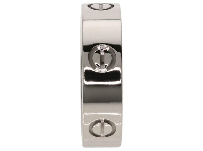 Anello Cartier Love #59 in oro bianco 18K - vista 3
